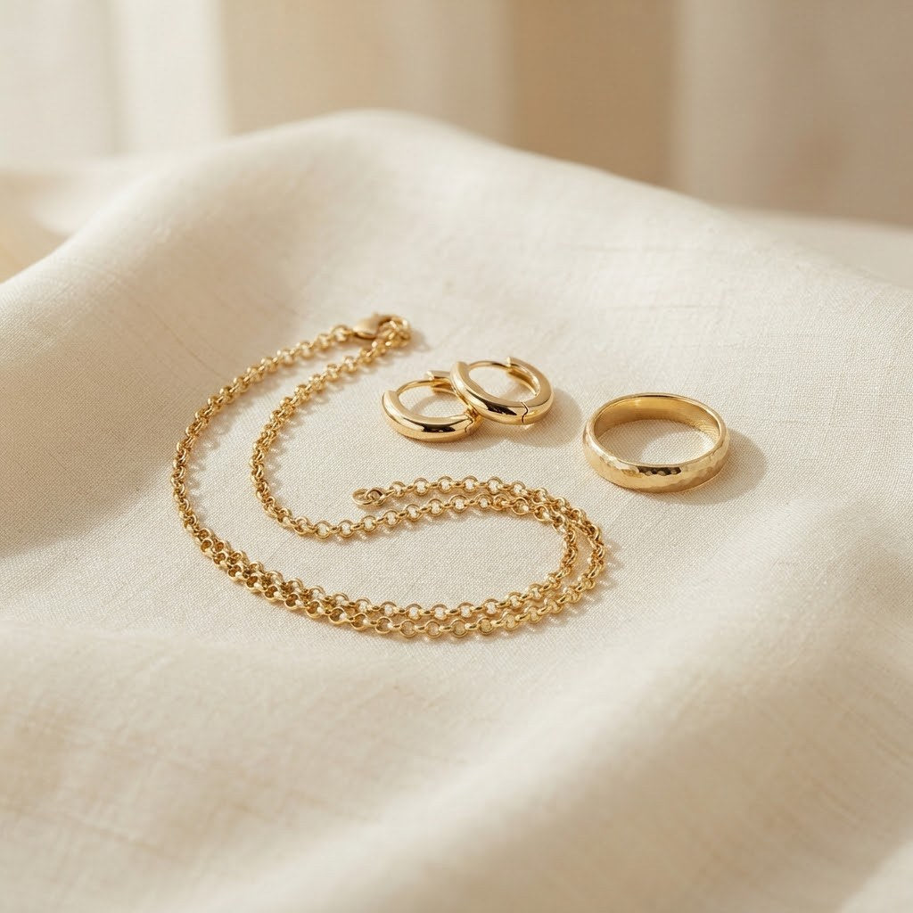 Solid 14K and 18K gold jewelry